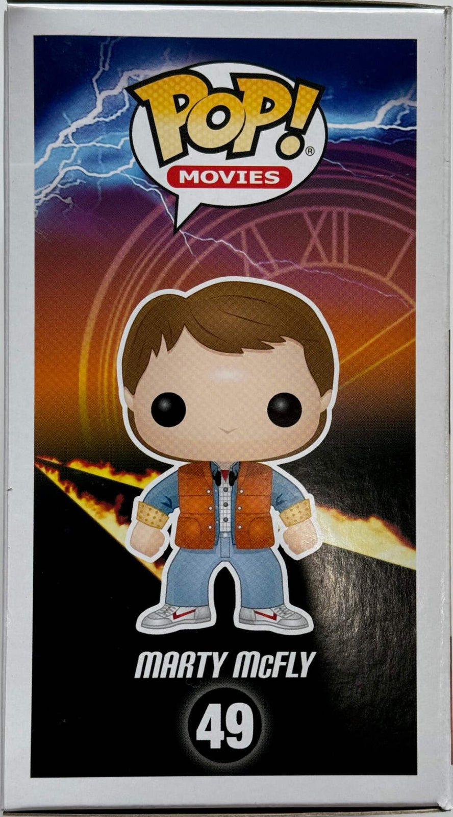 Michael J Fox Signed Marty Mcfly Signature Series Funko Pop #49 (Jsa)