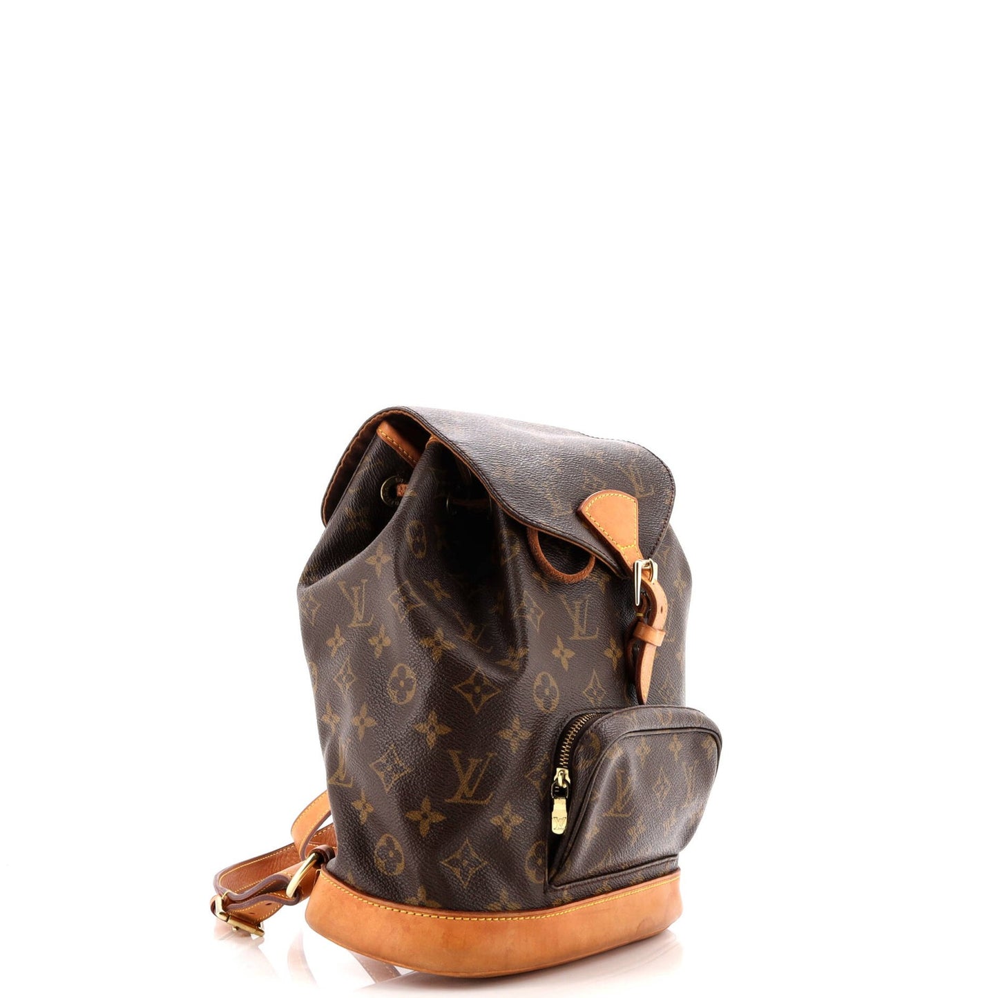 Louis Vuitton Vintage Montsouris Backpack Monogram Canvas Mm