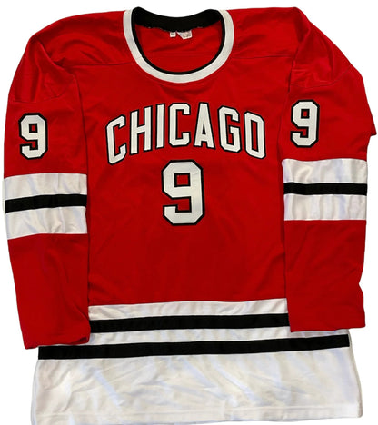 Bobby Hull Autographed Chicago Blackhawks Red Xl Jersey (Psa)
