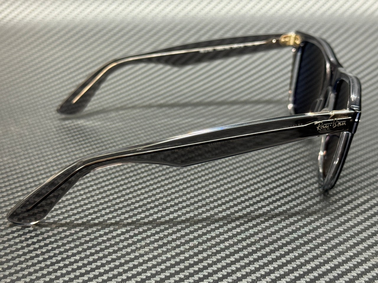 RAY BAN RB2140 1355R5 Grey Transparent Unisex 54 mm Sunglasses