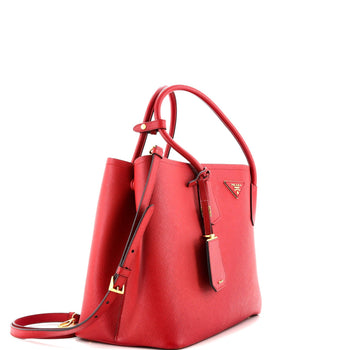 Prada Cuir Double Tote Saffiano Leather Medium