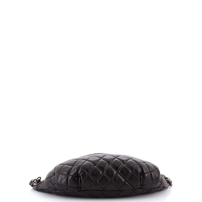 Chanel Banane Waist Bag Quilted Leather