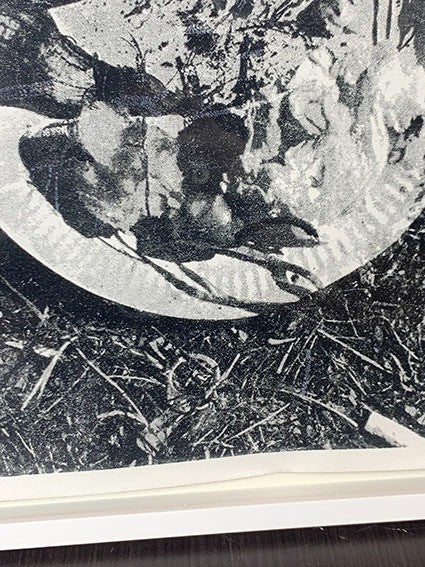 Geoffrey Hendricks "Flux Place Mat" 1973 Silk Screen On Cloth Fluxus Conceptual