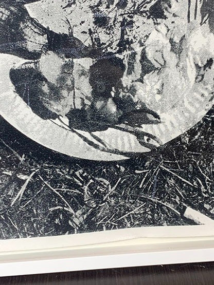 Geoffrey Hendricks "Flux Place Mat" 1973 Silk Screen On Cloth Fluxus Conceptual