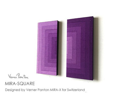 Vintage Verner Panton Mira Square Cotton Purple