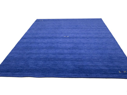 Royal Blue Pictorial Style 8X10 Gabbeh Modern Rug