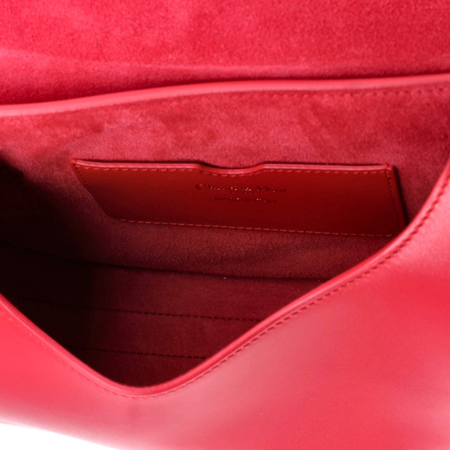 Christian Dior Bobby Flap Bag Leather Medium