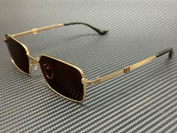 GUCCI GG1495S 002 Gold Brown Unisex Large 56 mm