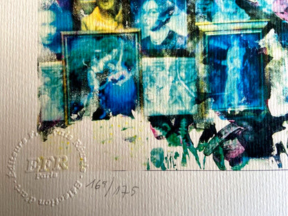 Robert Rauschenberg Lithograph Coa Numbered Signed Op Jasper Johns