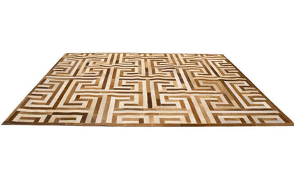 Contemporary Brown Cowhide Rug Large Modern
