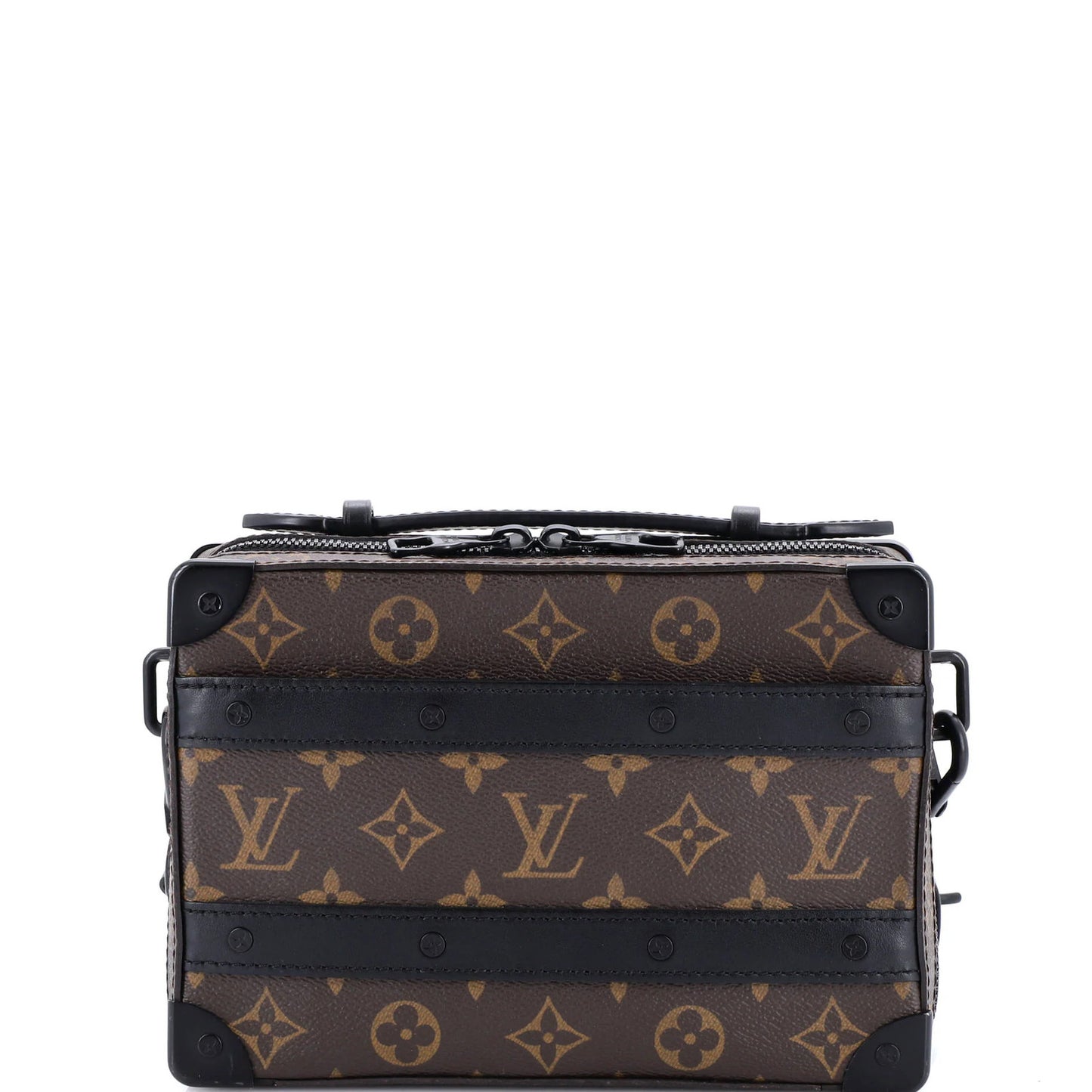 Louis Vuitton Handle Soft Trunk Bag Macassar Monogram Canvas