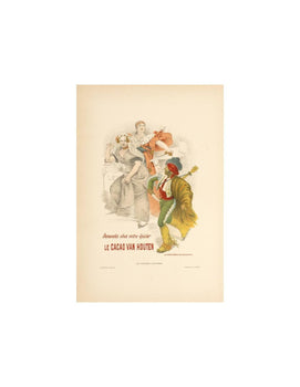 Original Vintage Poster Cacao Van Houten By Willete For Affiches Illustrees 1896