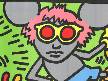 Keith Haring Andy Mouse 