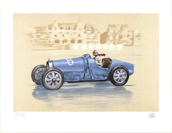 Xavier La Victoire Bugatti-Helle Nice Signed 
