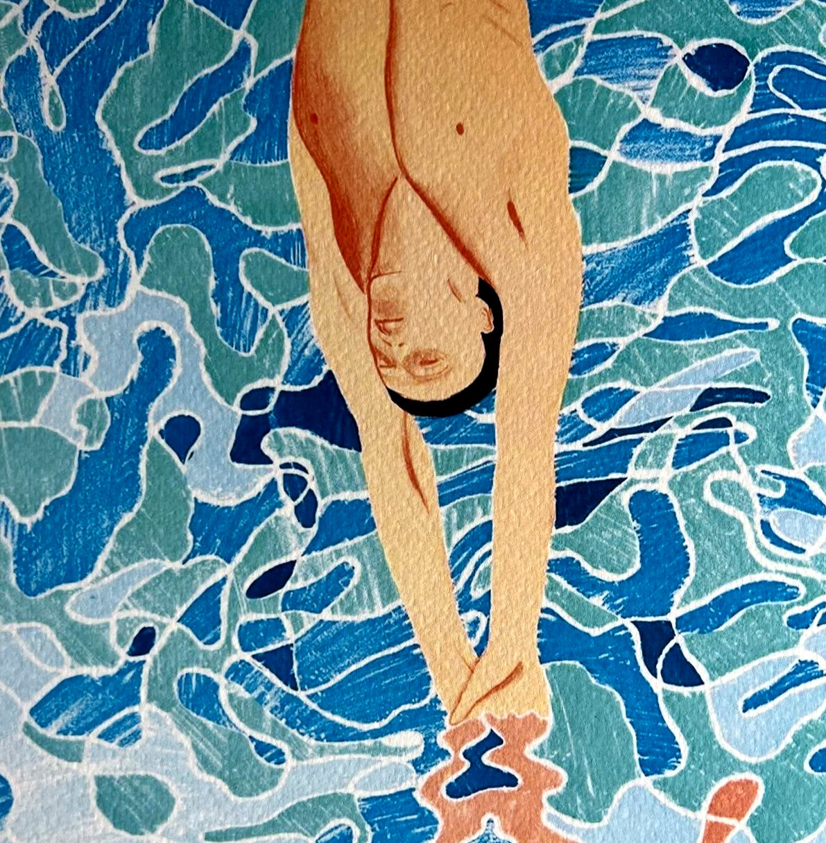 David Hockney Lithograph Coa Signed (Hand-Numbered Limited)