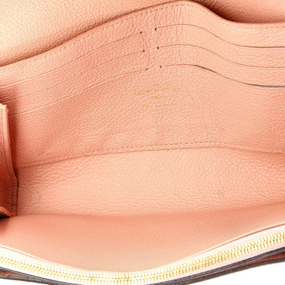 Leather Louis Vuitton Vavin Chain Wallet Monogram Empreinte