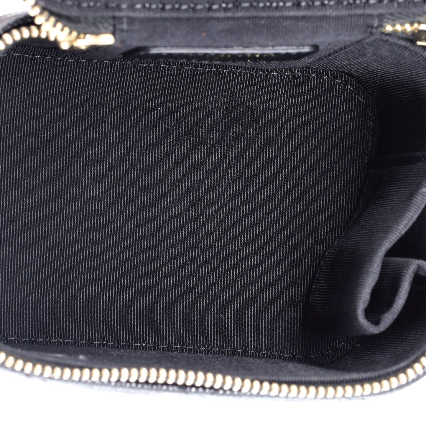 Chanel Classic Pearl Vanity Case With Chain Quilted Caviar Mini