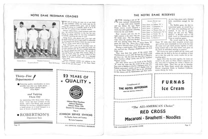 10/15/1932 Drake Vs. Notre Dame College Program 185781