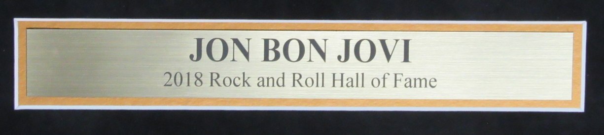 Bon Jovi Signed 11X17 Photo Framed Jsa 187194