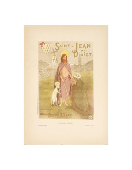 Original Vintage Poster Saint Jean By Nelaton For Affiches Illustrees 1896