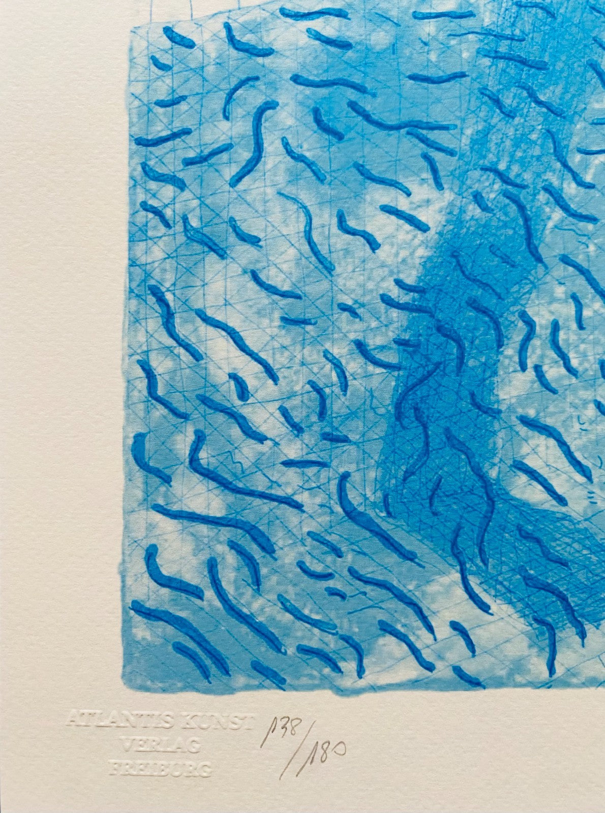 David Hockney Lithograph Coa Signed Numbered Limited 180