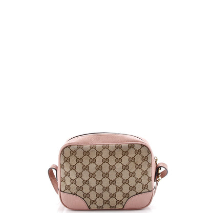 Gucci Bree Disco Crossbody Bag Gg Canvas With Leather Mini