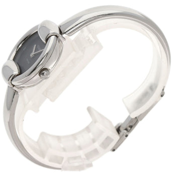 Steel GUCCI Round face Watches 1400L Stainless Steel/ Stainless