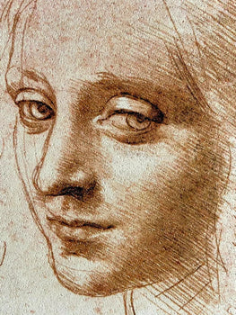 Leonardo Da Vinci Lithograph From A Coa Signed Numbered Pastel (Paul Klee)