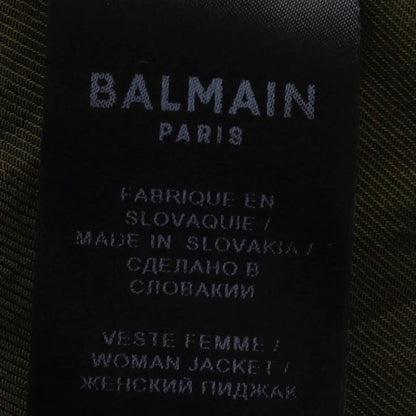 Balmain Women'S Double Breasted Blazer Wool