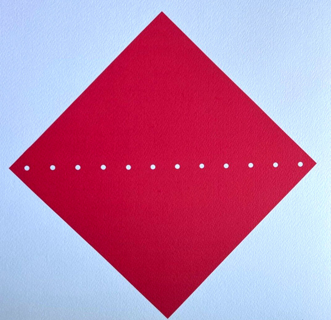 Lucio Fontana Lithograph Coa Signed In Pen