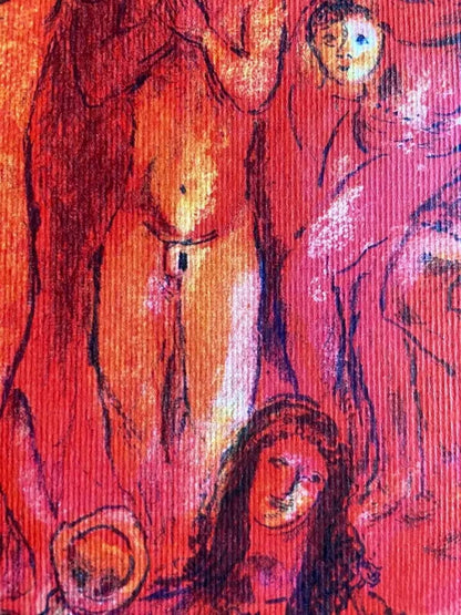 Marc Chagall Lithograph Coa Signed Hand Numbered Limited