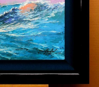 Rudolf Gonzalez Original Oil On Canvas Painting Signed Framed Hawaii Art