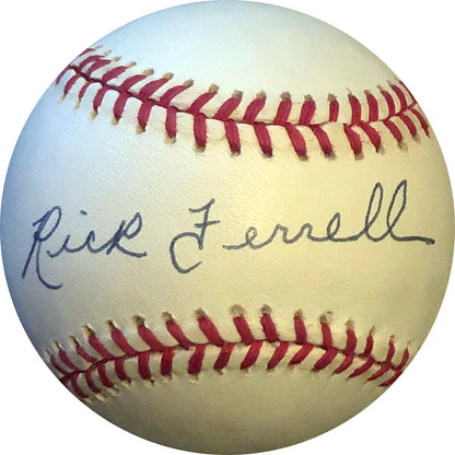 Rick Ferrell Autographed Baseball (Jsa)