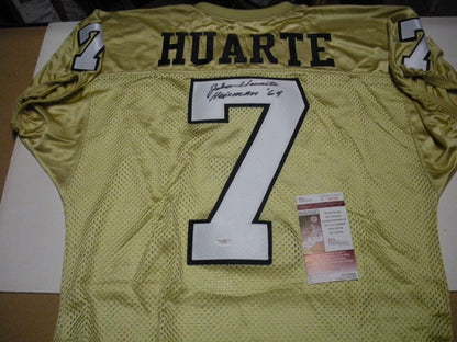 John Huarte Notre Dame Green Jsa/Coa Signed