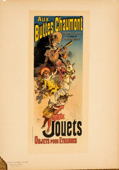 Maitres De L'Affiche Original Vintage Poster Aux Buttes Chaumont By Cheret 1896