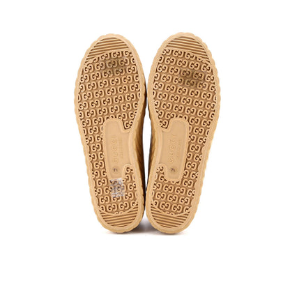 Gucci Men'S Tortuga High Top Sneakers Jumbo Gg Canvas