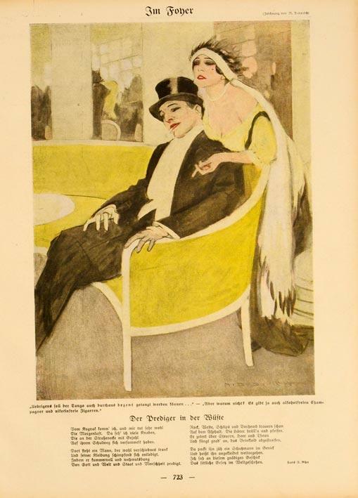 Simplicissimus 1913 By Dudovich Im Foner On Linen Original