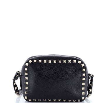 Valentino Garavani Rockstud Camera Crossbody Bag Leather