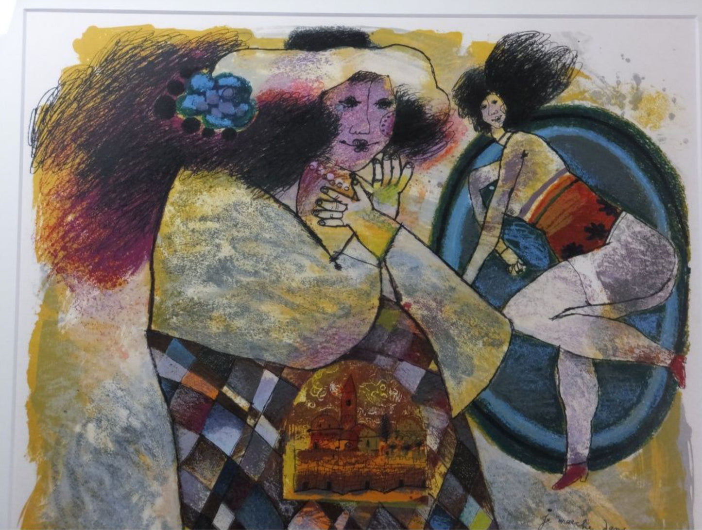 Theo Tobiasse (Israel) Original Lithograph Print
