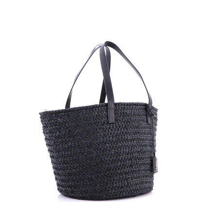 Saint Laurent Panier Basket Shopper Raffia Medium