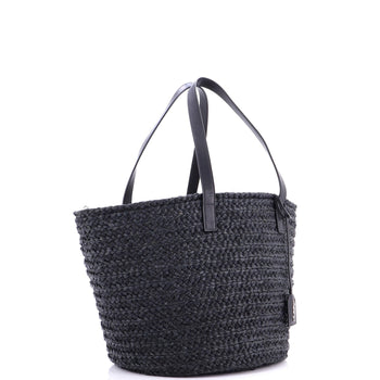Saint Laurent Panier Basket Shopper Raffia Medium