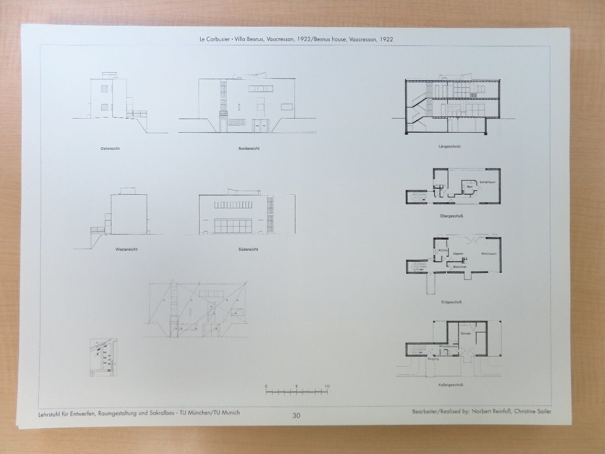 Le Corbusier 1887-1965 40 Houses / 40 Wohnhauser Revised Edition 1999 Complete
