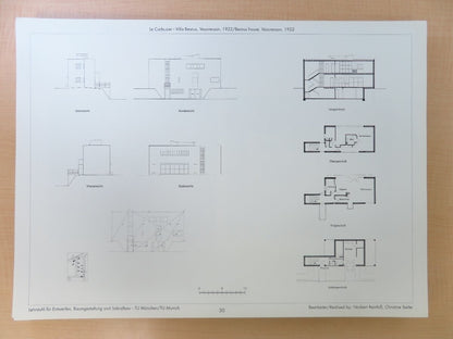 Le Corbusier 1887-1965 40 Houses / 40 Wohnhauser Revised Edition 1999 Complete