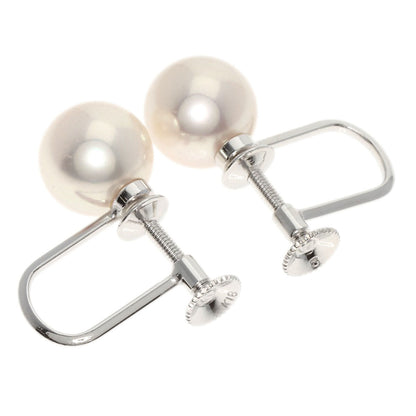 MIKIMOTO   Earring Akoya pearl Pearl K18 White