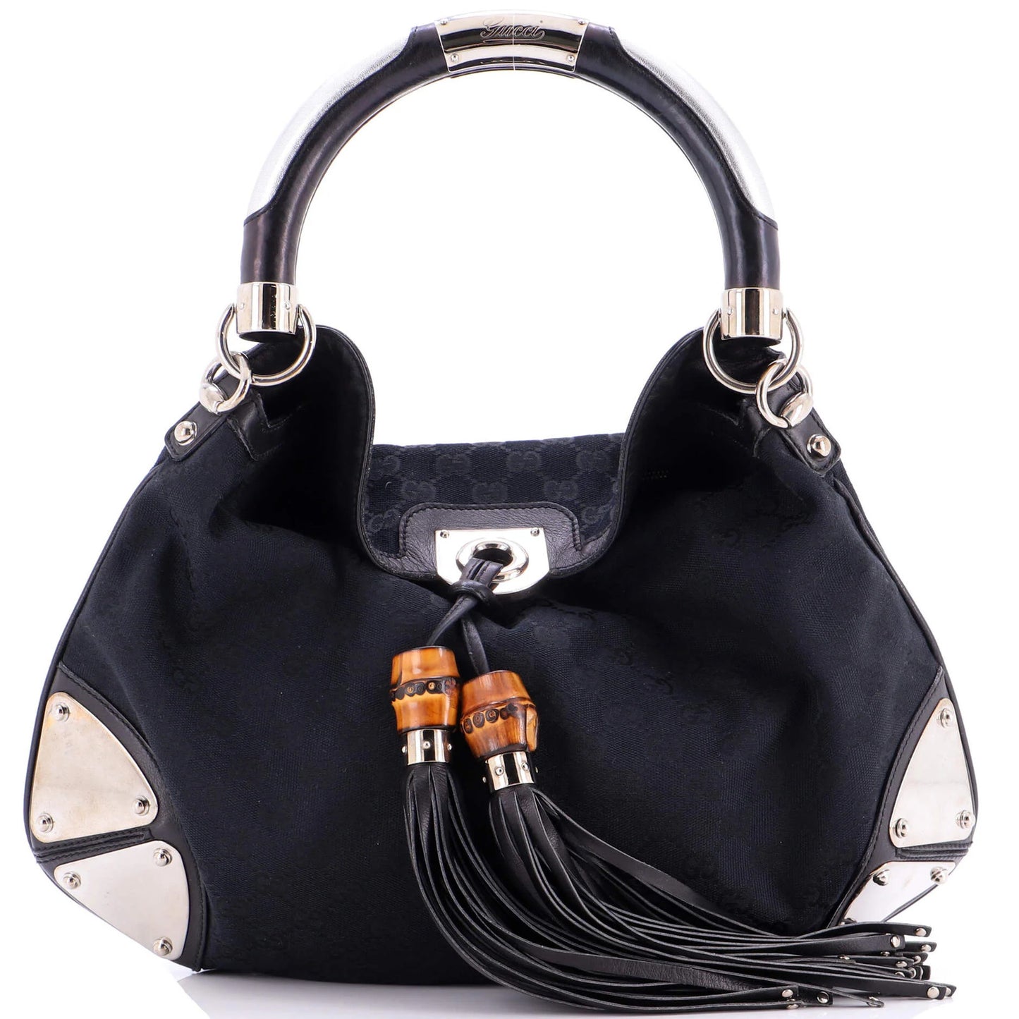 Gucci Indy Hobo Gg Canvas Medium