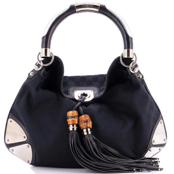 Gucci Indy Hobo Gg Canvas Medium