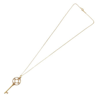 Tiffany & Co. Atlas Key Necklace Gold 750 With Diamonds