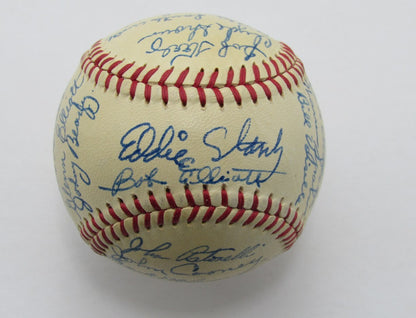 1948 Boston Braves Nl Champs Team Signed By 27