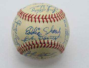 1948 Boston Braves Nl Champs Team Signed By 27