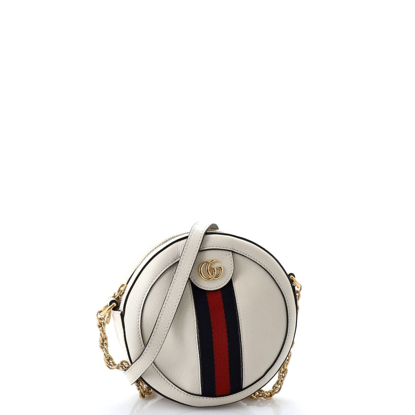 Gucci Ophidia Round Shoulder Bag Leather Mini